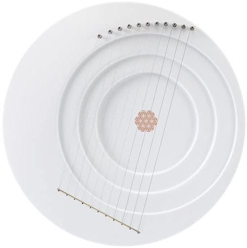 HLURU Lyre Mond 11 Saiten weiss