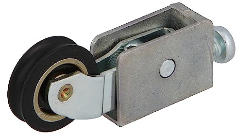 Amig - Rodamiento Ventana Corredera - Juego de 2 unidades - Tamaño 55 x 20 mm - Carcasa Metálica Regulable - Rodamiento de Bolas - Diseñado para Ventanas Deslizantes - Zamak Zincado