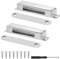 Ainiv Cabinet Magnetic Door Catch, 2 Pack Large Stainless Steel Cupboard Door Magnet with Screws & Screwdriver, Strong Door Magnetic Catches for Kitchen Wardrobe Drawer Magnetic Cabinet Door Closure