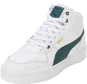 Puma CA Pro Mid Herren-Sportschuhe, Weiß-Malachit, 43 EU, Puma Weißer Malachit, 43 EU