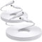 OXZEEWEE 2 Pack 10ft 3M Power Extension Cable, 5.5mm x 2.1mm DC Extension Cord, Compatible with Universal 12V DC Adapter Cord or Wall Charger Plug for Security Cameras and More(White)