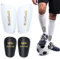 2 Paar Fußball Schienbeinschoner 2 Größen, MINI Schienbeinschoner + Jugend Fußball Schienbeinschoner Trainingsprotektor Niedrige Beinschoner Fußball Leggings Platte Schienbeinschoner, Ultraleicht