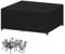 VANSHEIM Housse Protection Mobilier de Jardin Housse Salon de Jardin Exterieur Housse Protection Table Jardin Impermeable Bâche Table Jardin 420D Tissu Oxford Housse de Protection 160x100x75cm