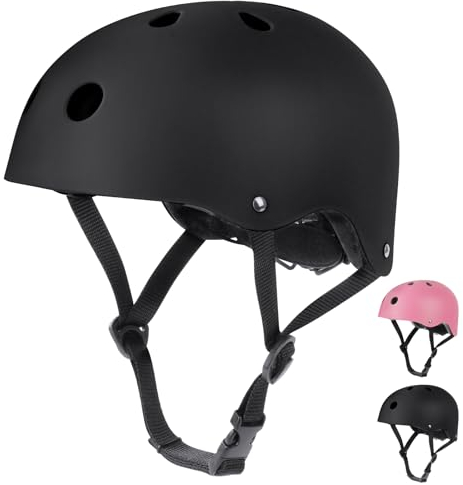 Flintronic Casco Bici Bambino 2-13Anni, Casco di Protezioni per Bambini, Caschi per Bambini per Skateboard Pattinaggio Monopattino Sport Estermi, Casco per Bicicletta per Ragazze e Ragazzi