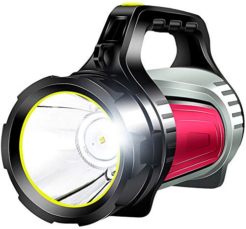 Hundnsney Proyector LED de alta potencia 2028S linterna portátil linterna linterna de caza impermeable recargable