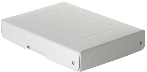 Original Falken PureBox Pro. Made in Germany. 40 mm hoch DIN A5 DIN ISO 9706 DIN ISO 16245-A. Säurefreie uns alterungsbeständige Aufbewahrungsbox mit Deckel geeignet für Archivierung Archivbox