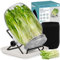 HEFTMAN Kit de tarro de germinación de semillas – Kit de cultivo de microgreens tarro de germinación Mason