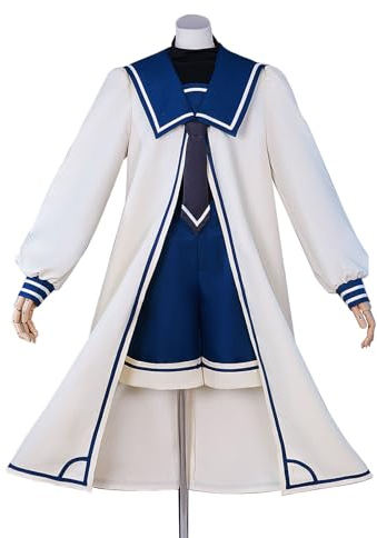 lovtuwr Cosplay Kostüm Black Butler Cosplay Anime Uniform Ciel Phantomhive Scallop Kostüm Full Set Halloween Karneval Festival Für Erwachsene(Size:XXXL,Color:Blau)