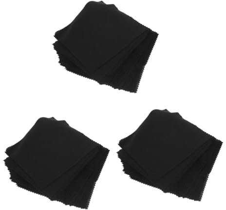 COLLBATH Lot De 3 Chiffons De Nettoyage En Microfibre Pour Lunettes -rayures -peluches Faciles À Nettoyer Pour Lunettes Téléphones Et Ordinateurs 50 Pièces X 3