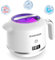 Ultraschallreinigungsgerät 48000Hz Ultraschallreiniger | 24W | 180ML | Ultrasonic Cleaner mit UV Lampe Ultraschallbad für | Zahnersatz | Retainer | Aligner | Zahnschiene | Prothesen | Schmuck | (Weiß)