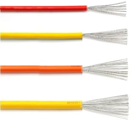 Flexibles Kabel, elektrisches Flexkabel, UL1015 Kupfer, verzinnt, elektrischer Draht, 8 AWG, 24 AWG, flexibles PVC-Kabel, 6 Farben erhältlich, Stecker-Webstuhl (schwarz, 1 m, 8 AWG)