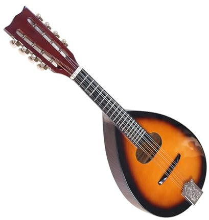 Akustische Mandoline Für Anfänger Und Erwachsene A-Stil 8-saitige Mandoline Klassisches Melodieinstrument Mandoline Für Anfänger Und Erwachsene Mit Tasche