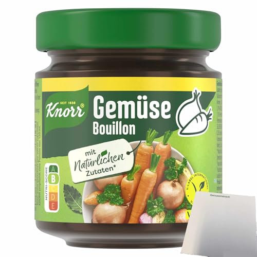 usy Bundle für Knorr Gemüse Bouillon für 6,8 Liter (136g Glas) + usy Block