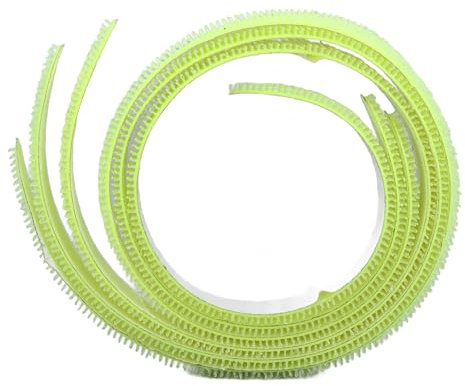 Cinta de Raqueta de Tenis, 3 Pcs Nylon Tenis Auto Adhesivo Cuadro de la Raqueta Cinta Adhesiva para Raquetas de Tenis (Verde Fluorescente)
