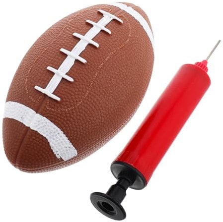 Garneck Aufblasbarem Football Für Junge Mädchen Soft Und Sicher Für Teamspiele Training Und Outdoor-aktivitäten Fördert Teamarbeit Und Sportliche Fitness