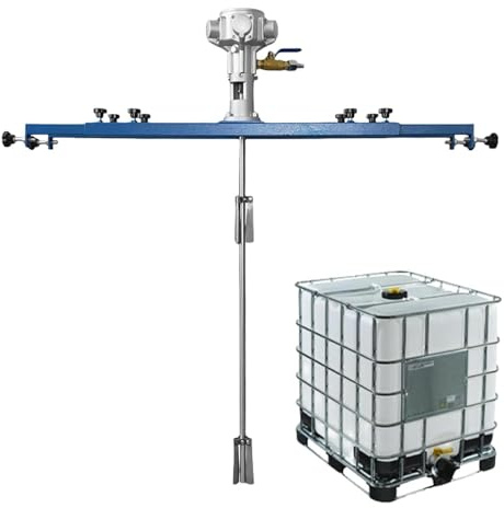 FXLUHAY Air Agitator, Pneumatischer Mischer, Farbrührmaschine, Pigment Air Blender Mixer mit Stützaufhänger, für Tintenlöser Rührwerk