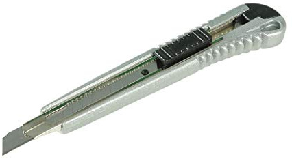 Silverline 9mm Aluminium Alloy Snap-Off Knife (789397)