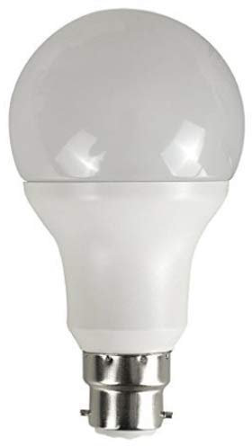 MSC 7 Watt 650 Lumen B22 Warm - Automatic Dusk to Dawn Security Sensor LED Bulb - Auto On/Off - Warm White Light Bulb 3000k Energy Saving 7 Watt 650 Lumen B22 Warm