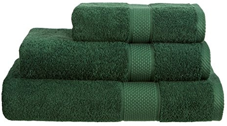 Snugglemore Luxury 500gsm Turkish 100% Cotton Ringspun Towels Pack of 2 Available in Hand, Bath, Bath Sheet, Jumbo Bath Sheet and Bath Mat (Bottle Green, Bath Towel x 2)