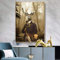 Hirsch General In Nebelwald Leinwand Malerei Auf Wand Kunst Poster Und Drucke Tier Im Anzug Lustiges Bild Für Raumdekor 30x55cm (12x22in) Rahmenlos