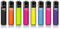 Original Clipper Feuerzeuge Einfarbig 4er Set (z.B. Soft Touch, Crystal, Metalic, solid Fluro) + 1 Clipper DHOBIA Feuerzeug GRATIS (Soft Touch S.E. 2)
