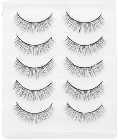 FRCOLOR 5 Paare kurze falsche wimpern magnetische wimpern Make-up-Zubehör Make-up-Sachen 3D falsche Wimpern Katzenwimpern natürliche Wimpern Make-up falsche Wimpern Frauen falsche Wimpern