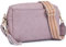 Roulens Damen Handy Umhängetasche,Veganem Leder Crossbody Schultertasche,Breiter Riemen Abendtasche mit drei Reißverschlussfächern Handtaschemit mit Kartenschlitz Verstellbar Abnehmbar Schultergurt