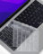 Zeayebsr 2PCS Premium Ultra Thin Keyboard Cover EU Keyboard Protector -Clear,tastaturschutz,Aufkleber für Tastaturtasten,Keyboard zubehör