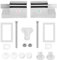 Bisagras Tapa WC Universal - Set de Asiento de Inodoro Con Kit de Bisagras para Tapa de Inodoro y Lavador