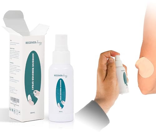 Medical Adhesive Remover Spray for Skin 50mL | Spray for Skin That Remove Adhesive Residue from Medical Tape and Sports Tape | Helps Remove Adhesive from Stoma | Acetone Free