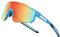 DUCO Polarisierte c Jugend sport Radfahren Schatten Leichter Rahmen UV400 Kind Jungen Mädchen Baseball Sonnenbrille DK310 (Blau Rahmen Rosa Schwarz Temple Revo Orange Linse)