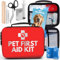 Vacht Vreugde Erste-Hilfe-Kit Hund - Komplettes Erste-Hilfe-Set für Hunde und Katzen - Inklusive Zeckenzange, Erste-Hilfe-Kit Zubehör, Bandage, Zeckenzange Hund und mehr - Ideal für Zuhause, Reisen