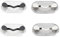 Kissmii Magnetischer Brillenhalter, 4er-Pack Magnetnadeln, Nadeln für Kleidung, Hemd, Magnet-Ausweishalter