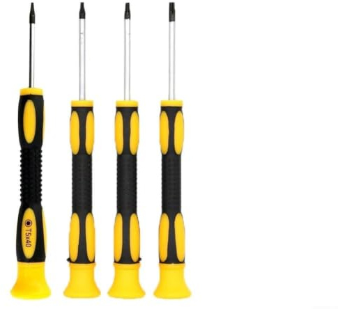 Jeu de tournevis Torx de sécurité pour T5 T6H T8H T8H T10H avec trou pour kit de réparation électronique pour Xbox One, PS4, manette PS3, embouts de 140 mm