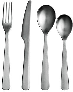 Normann Copenhagen 330524 Copenhagen Besteck Geschenk Box, 22,7 cm, Silber
