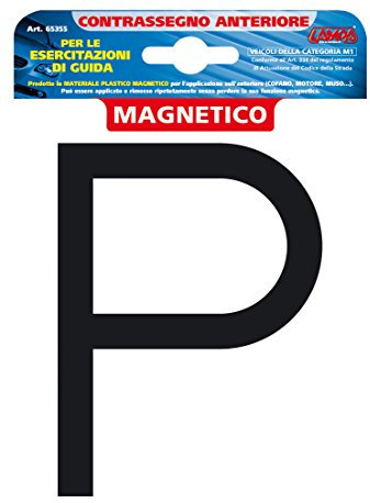 Lampa 65355 Contrassegno per esercitazioni Guida, Magnetico - Anteriore