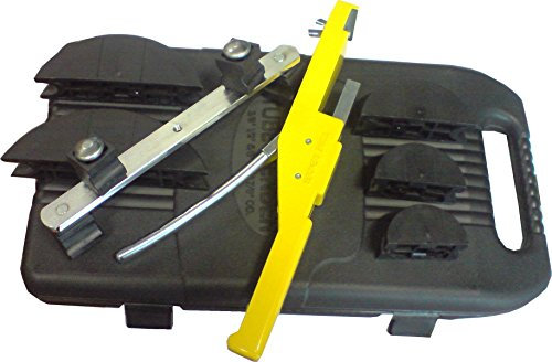 3S SuperSamaStore Piegatubi Professionale per Tubature di Rame, Curvatubi a Cricco per 5 Diametri, Set Pinza Curva Tubi con Tagliatubo 4/28 mm, Sbavatore Interno/Esterno e Valigetta