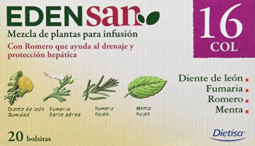 Dielisa Edensan 16 Col Filtros, 20 bolsitas