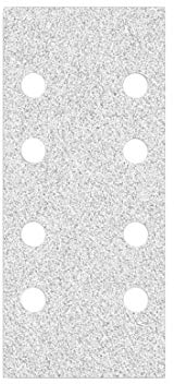 MioTools Shark Carte abrasive velcrate, 186 x 93 mm, 8 fori, p. Levigatrici orbitali, Corindone normale (50 Pz.) G40