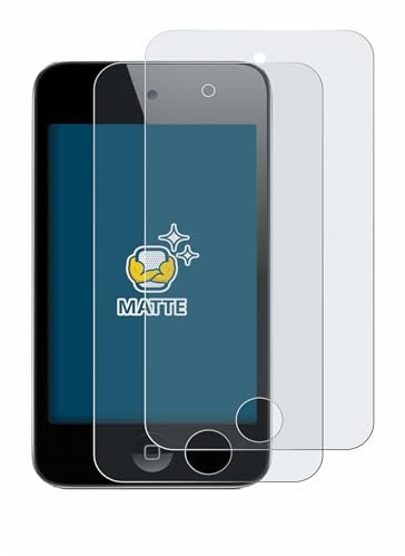 BROTECT Entspiegelungs-Schutzfolie für Apple iPod Touch (4. Gen.) (2 Stück) Matte Displayschutz-Folie, Anti-Reflex, Anti-Fingerprint
