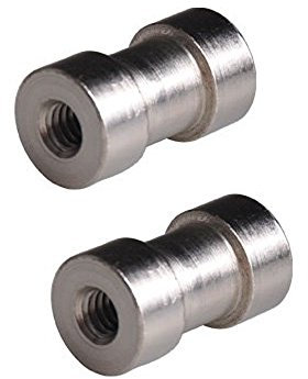 Kaavie - Adattatore filettato femmina per treppiede con testa a sfera, filettature 1/4''-20TPI e 3/8''