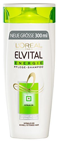 L'Oréal Paris Elvital Shampoo Energie, 3er Pack (3 x 300 ml)