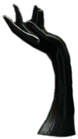 duojin Mode Mannequin Main Bras Affichage Base Femelle Gants Bijoux Modèle Stand Noir