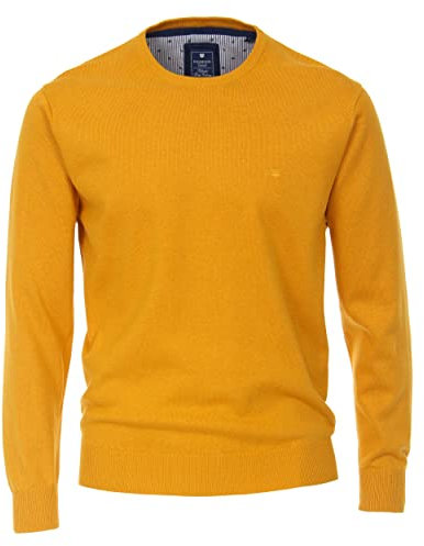 Redmond - Herren Pullover mit Rundhals-Ausschnitt (500), Größe:3XL, Farbe:Gelb(42)