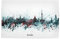 artboxONE Poster 30x20 cm Städte Dresden Skyline Artistic Grey - Bild Dresden Cities City