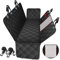 Favoto Funda Perros Coche, Cubierta de Asiento para Mascota Impermeable y Resistente, Protector Coche con Ventana de Malla Visible y Cremallera Universal para SUV, Camión, Viaje, 137x147cm