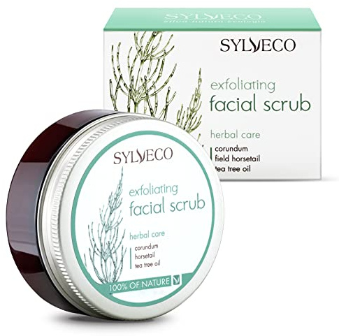 SYLVECO Reinigendes Gesichtspeeling 85g - Cremige Peeling Gesicht - Face Scrub Skincare Naturkosmetik für Frauen und Männer