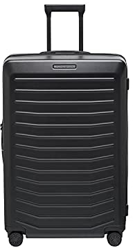 Bric's 4W Trolley M Porsche Design Hartschalenkoffer Roadster, Handgepäckkoffer mit 4 Rollen, Ultraleicht, Kompressionssystem, USB-Anschluss, TSA-Verschluss, Abmessungen: 51x78x29/33, Schwarz