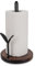 Free Standing Paper Towel Holder, Kitchen Towel Holder Organizer Roll Dispenser for Countertop, Dining Table (9 Inch, Black)
