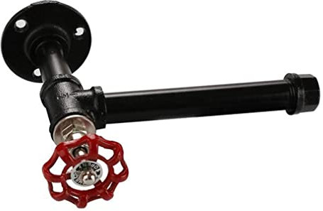 Porte Essuie Tout Porte-papier hygiénique Porte-rouleaux de salle de bain durable Tuyau d'eau industriel Porte-serviettes Porte-essuie-serviette for armoire de montage mural de la cuisine Distributeur